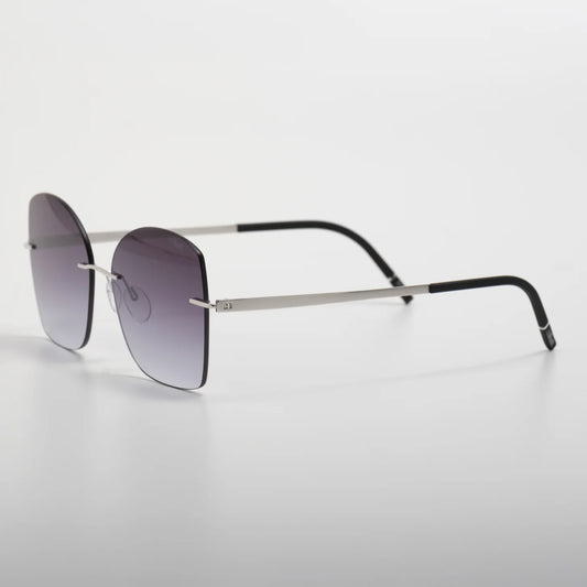 Occhiale da sole Silhouette Terranea 8193 75 7000 Rhodium / Black