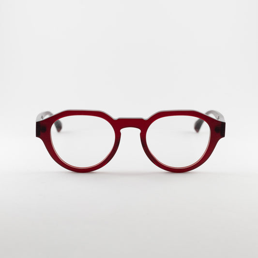 Occhiale da vista Jacques Durand Banjak 376 009 Bordeaux - Clyra Eyewear