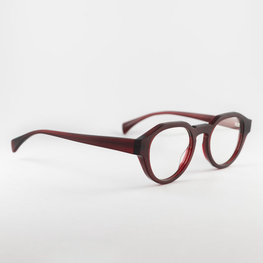 Occhiale da vista Jacques Durand Banjak 376 009 Bordeaux - Clyra Eyewear