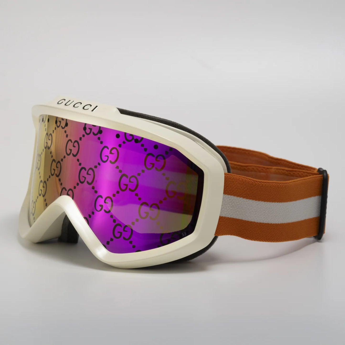 Maschera da scii Gucci GG1210S 002 arancione