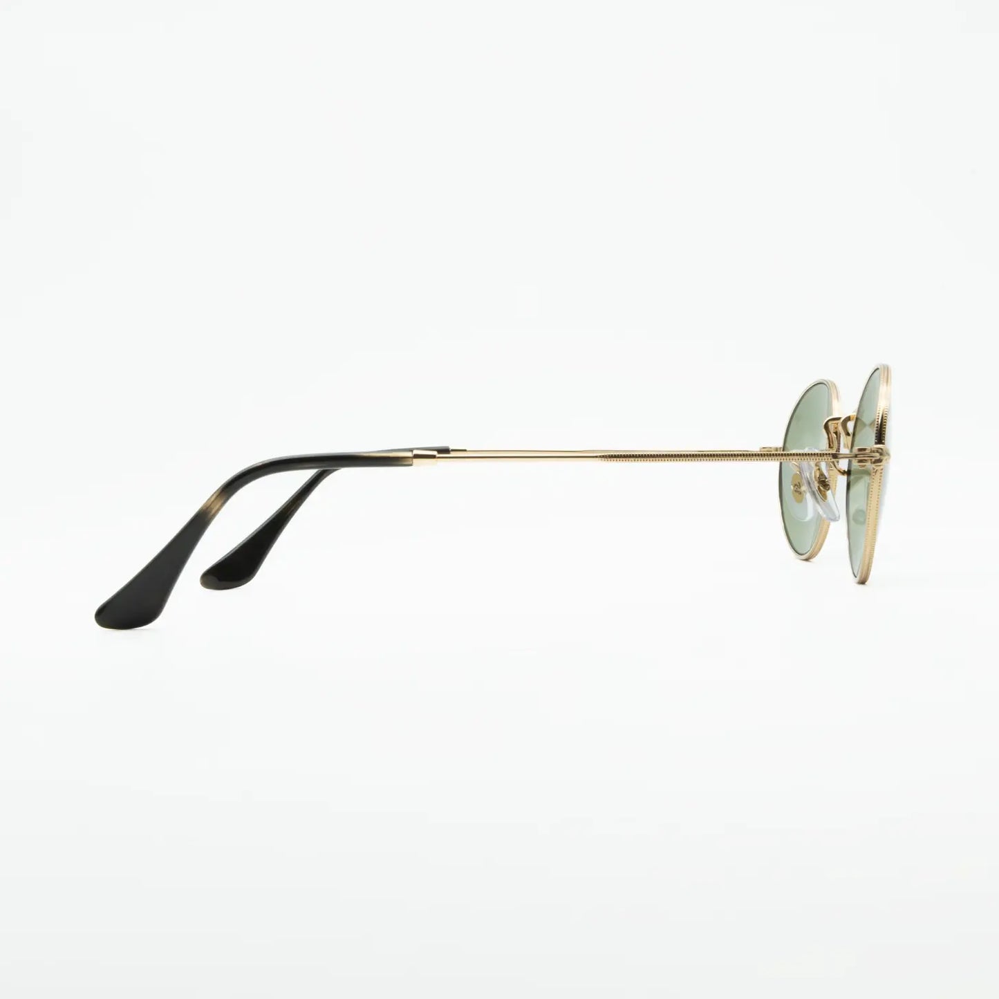 Ray-Ban Oval Sunglasses RB3547 001/4E Gold/Battle Green