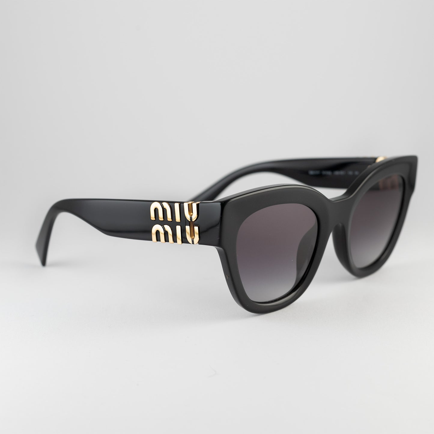 Occhiale da sole Miu Miu SMU 01Y 1AB-5D1 Black - Clyra Eyewear