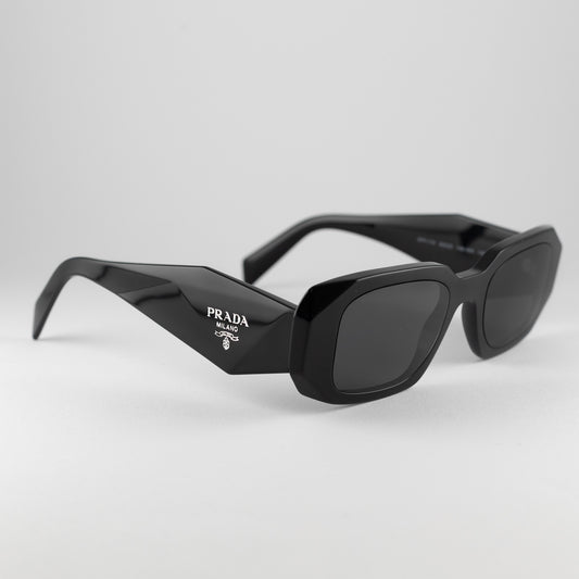 Occhiale da sole Prada SPR 17W 1AB-5S0 Black - Clyra Eyewear