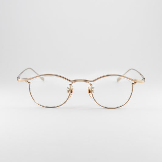 Occhiale da vista Yoshinori Aoyama YA-010 COL.01 Gold - Clyra Eyewear