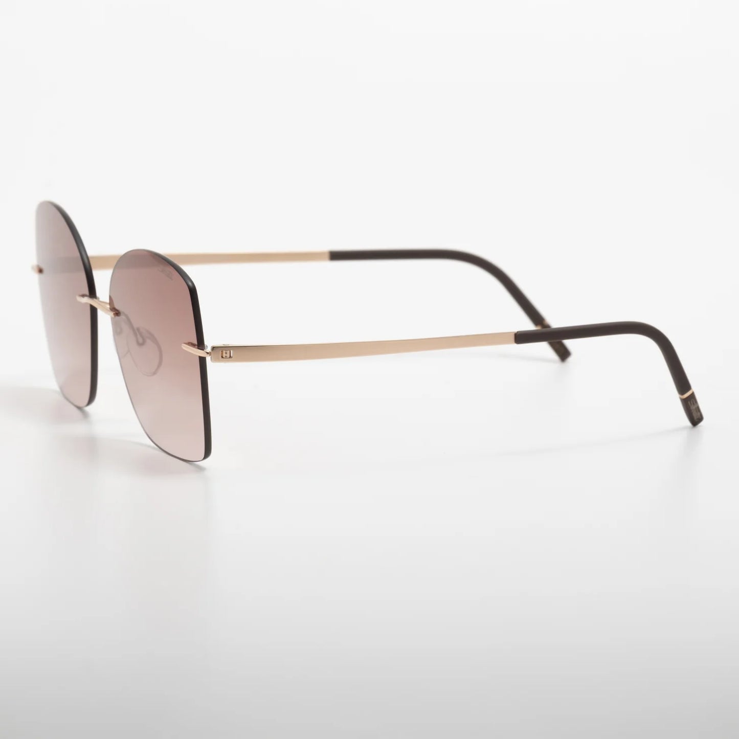 Occhiale da sole Silhouette Terranea 8193 75 3530 Rosegold / Darkbrown