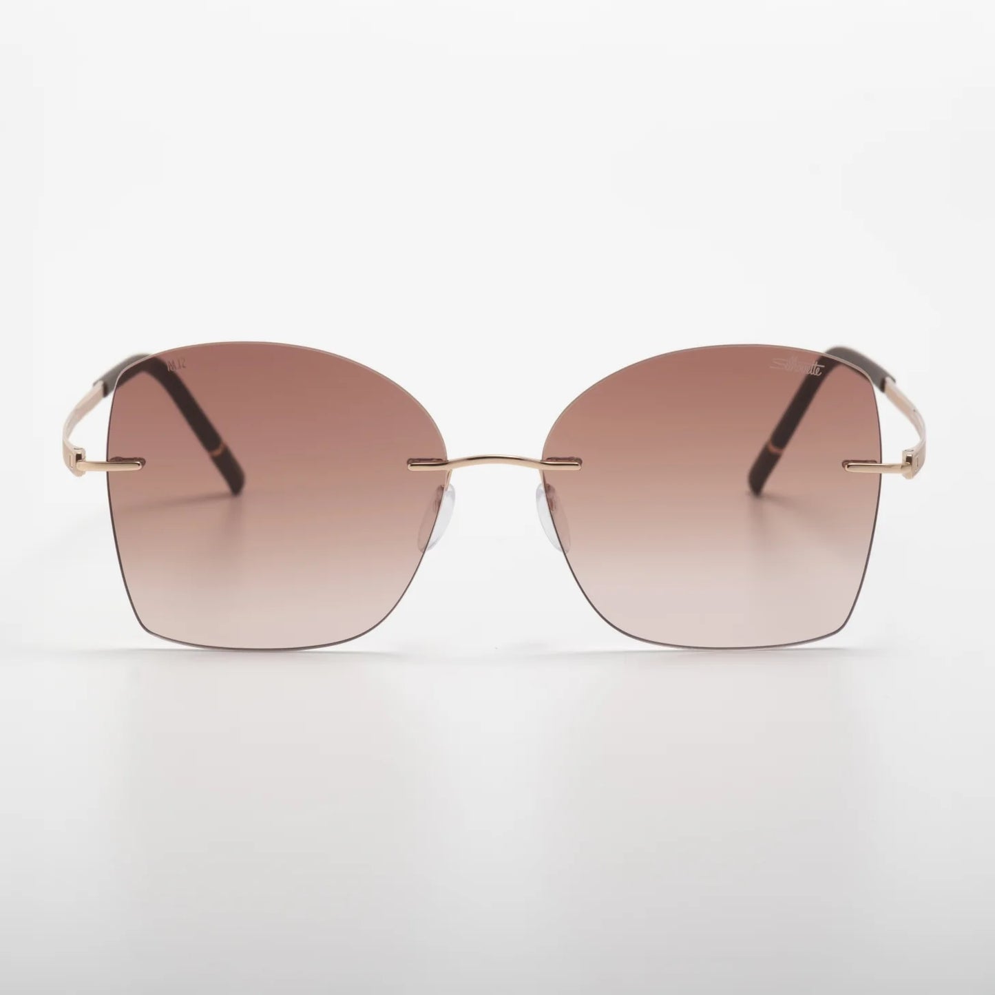 Occhiale da sole Silhouette Terranea 8193 75 3530 Rosegold / Darkbrown
