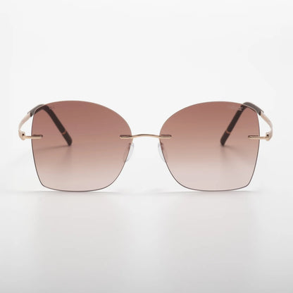 Occhiale da sole Silhouette Terranea 8193 75 3530 Rosegold / Darkbrown