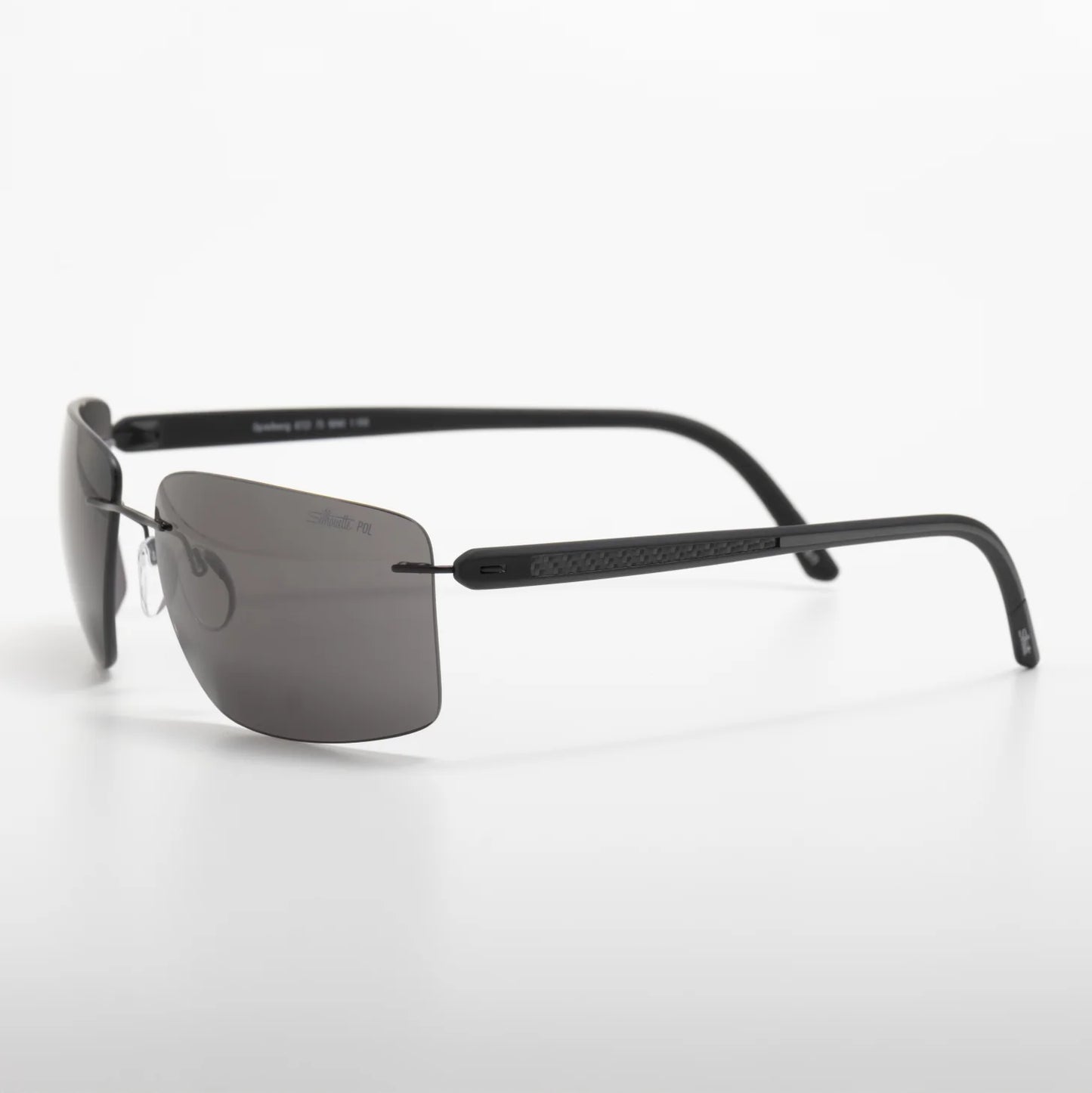 Occhiale da sole Silhouette Spielberg 8722 75 9040 Pure Black