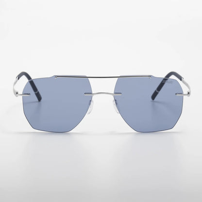 Occhiale da sole Silhouette Rincon 8746 75 7010 Silver / Nightblue
