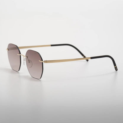 Occhiale da sole Silhouette Cabrillo 8748 75 7520 Gold / Darkbrown