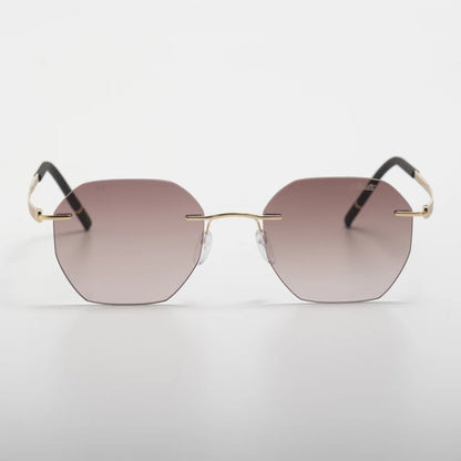 Occhiale da sole Silhouette Cabrillo 8748 75 7520 Gold / Darkbrown