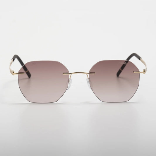 Occhiale da sole Silhouette Cabrillo 8748 75 7520 Gold / Darkbrown