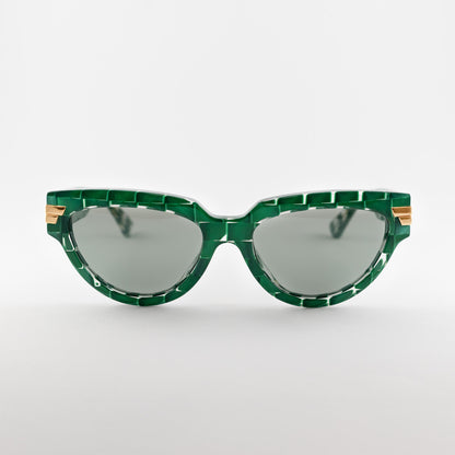 Occhiale da sole Bottega Veneta BV1035S 008 Green - Clyra Eyewear