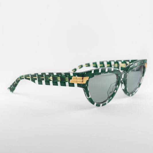 Occhiale da sole Bottega Veneta BV1035S 008 Green - Clyra Eyewear