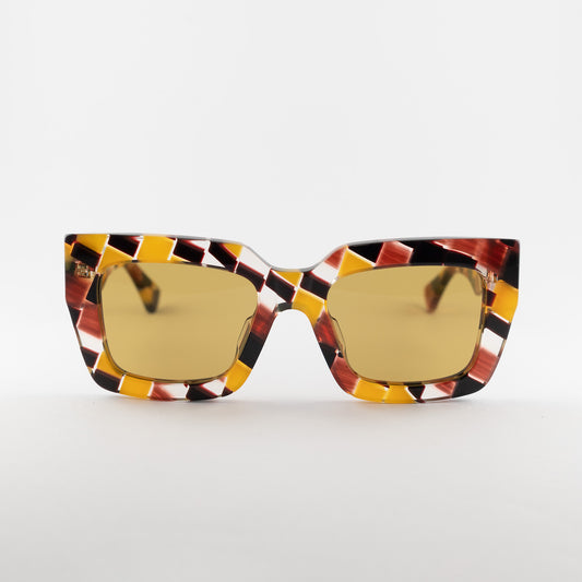 Occhiale da sole Bottega Veneta BV1212S 009 Yellow - Clyra Eyewear
