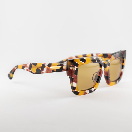 Occhiale da sole Bottega Veneta BV1212S 009 Yellow - Clyra Eyewear