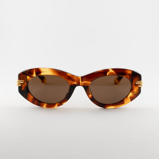 Occhiale da sole Bottega Veneta BV1322S 002 Havana - Clyra Eyewear