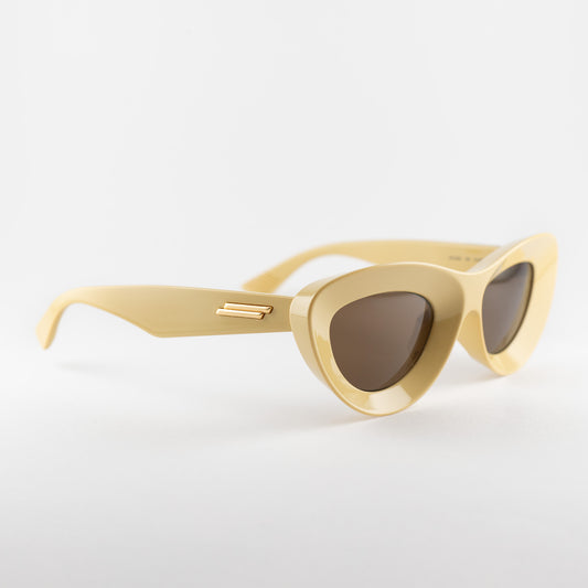 Occhiale da sole Bottega Veneta BV1325S 002 Yellow - Clyra Eyewear