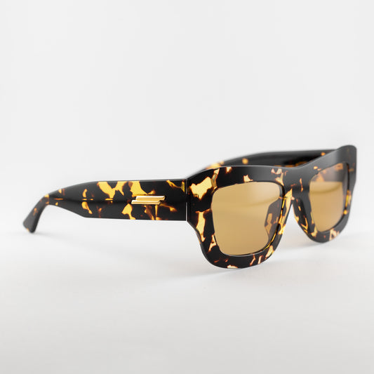 Occhiale da sole Bottega Veneta BV1357S 003 Yellow - Clyra Eyewear