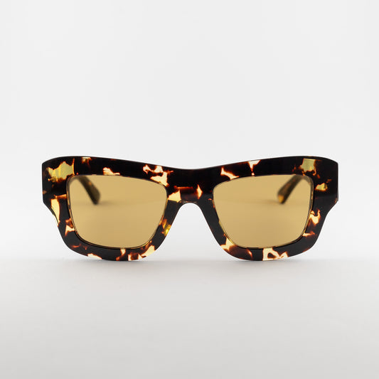 Occhiale da sole Bottega Veneta BV1357S 003 Yellow - Clyra Eyewear