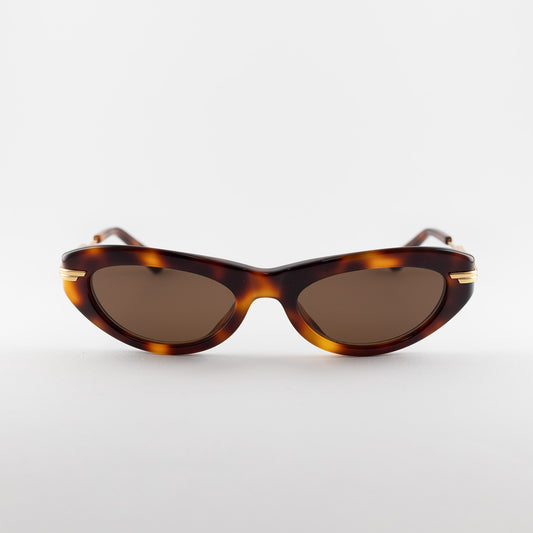 Occhiale da sole Bottega Veneta BV1368S 002 Havana - Clyra Eyewear