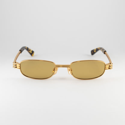 Occhiale da sole Bottega Veneta BV1381S 002 Gold - Clyra Eyewear