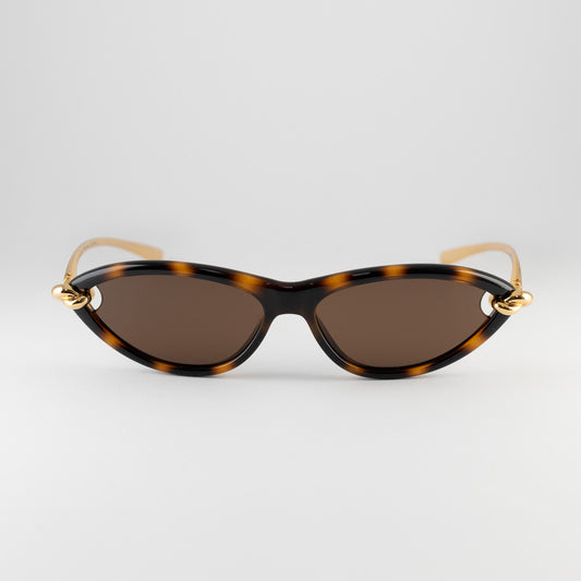Occhiale da sole Bottega Veneta BV1390S 002 Havana - Clyra Eyewear