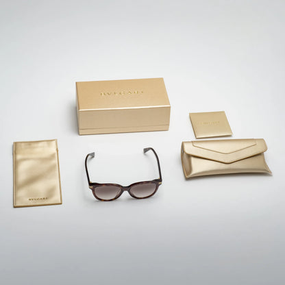 Occhiale da sole Bulgari BV40027I 52F Havana