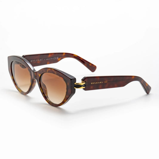 Occhiale da sole Bulgari BV40046I 52F Havana