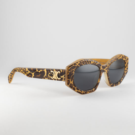 Occhiale da sole Celine CL40238U 47A Leopard - Clyra Eyewear