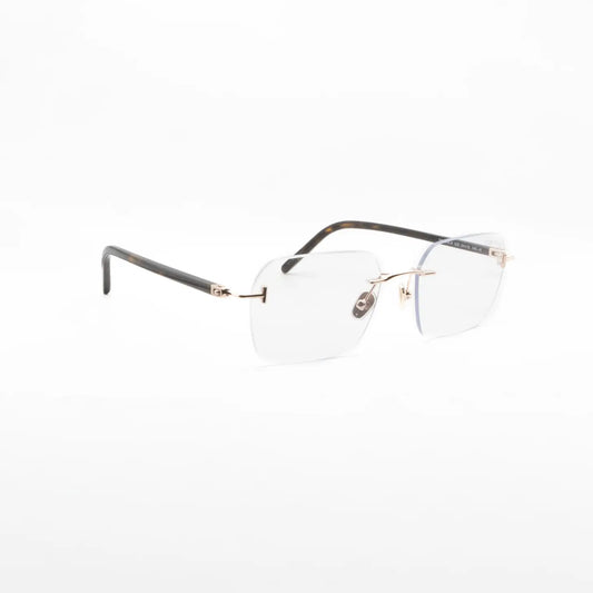Tom Ford FT5934-B 028 Havana/Rose Gold Eyeglasses