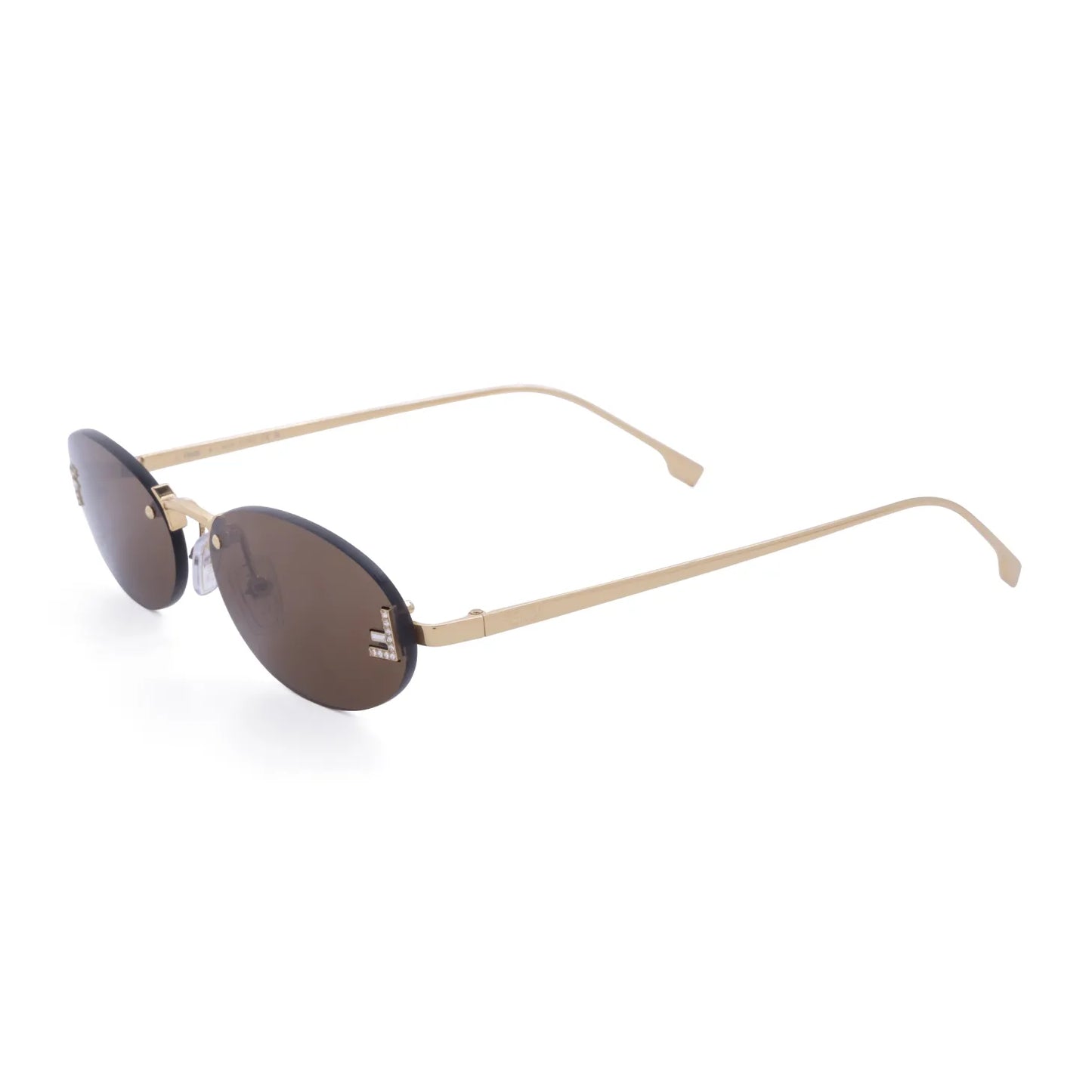 Occhiale da sole Fendi First Crystal FE4075US 30J Brown