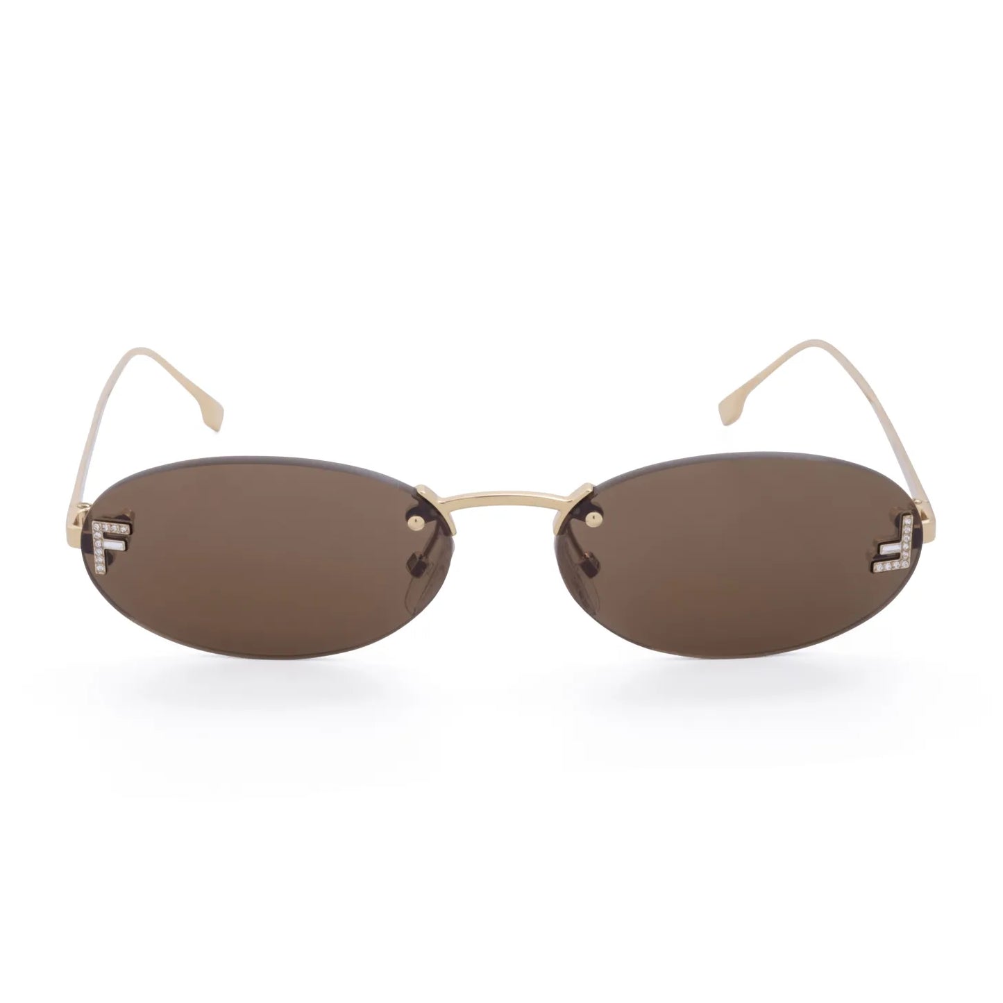 Occhiale da sole Fendi First Crystal FE4075US 30J Brown