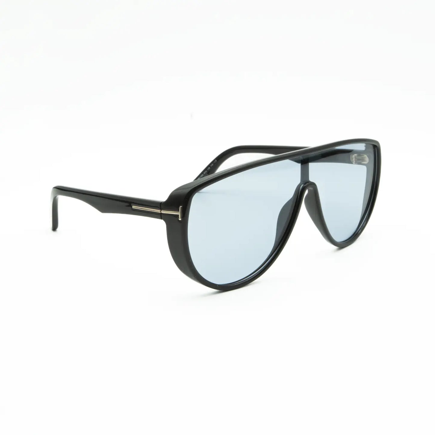 Tom Ford Achilles FT1182 01V Black/Blue Sunglasses 