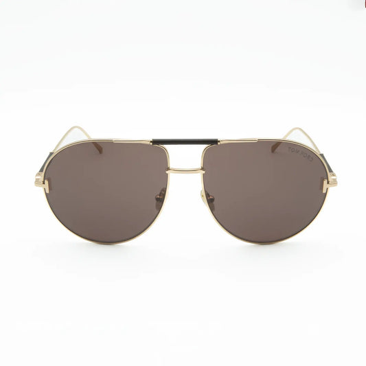 Tom Ford Lou-02 FT1308 30E Gold Sunglasses