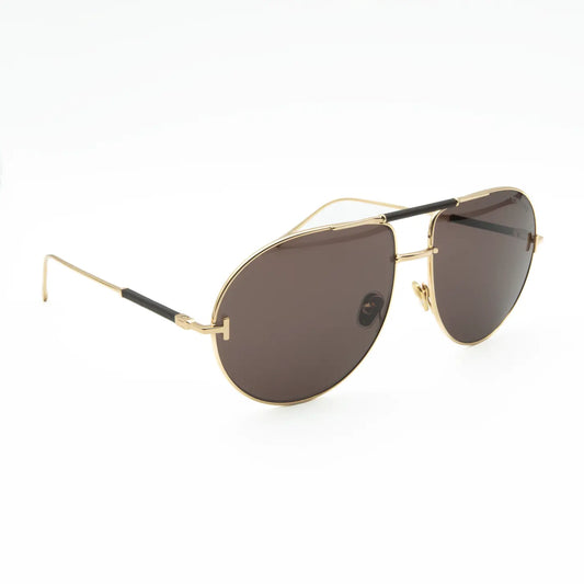 Tom Ford Lou-02 FT1308 30E Gold Sunglasses