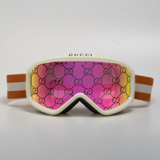 Maschera da scii Gucci GG1210S 002 arancione