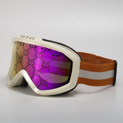 Maschera da scii Gucci GG1210S 002 arancione