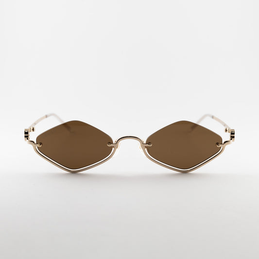 Occhiale da sole Gucci GG1604S 002 Gold - Clyra Eyewear
