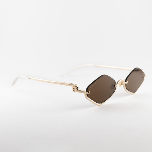 Occhiale da sole Gucci GG1604S 002 Gold - Clyra Eyewear