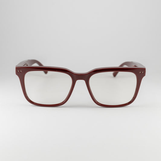 Occhiale da vista Nuance Audio AW5001 03 54 Burgundy - Clyra Eyewear