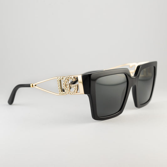 Occhiale da sole D&G DG4446b 3355/87 Black - Clyra Eyewear