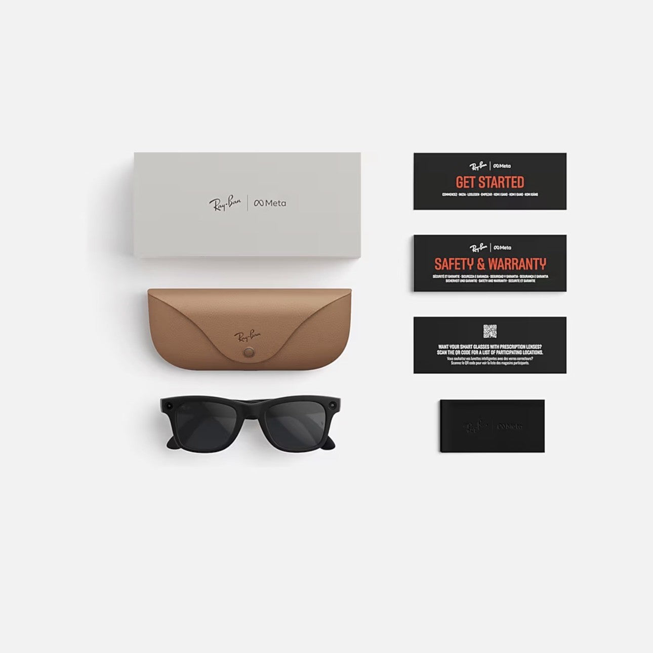 Ray Ban Meta RW4006 601/71 Black Sunglasses