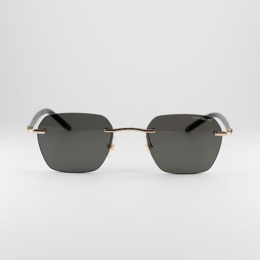 Occhiale da sole Montblanc MB0270S 001 Black - Clyra Eyewear