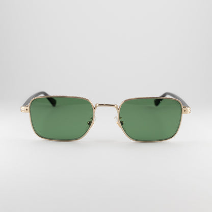 Occhiale da sole Montblanc MB0339S 002 Green - Clyra Eyewear