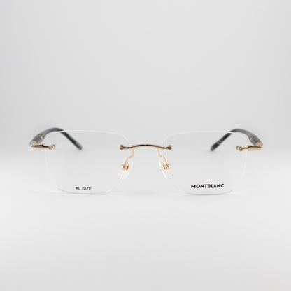 Occhiale da vista Montblanc MB0346O 001 Gold - Clyra Eyewear