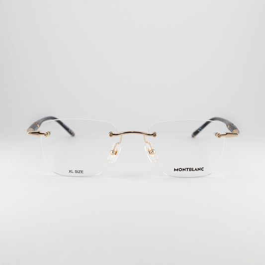 Occhiale da vista Montblanc MB0346O 001 Gold - Clyra Eyewear