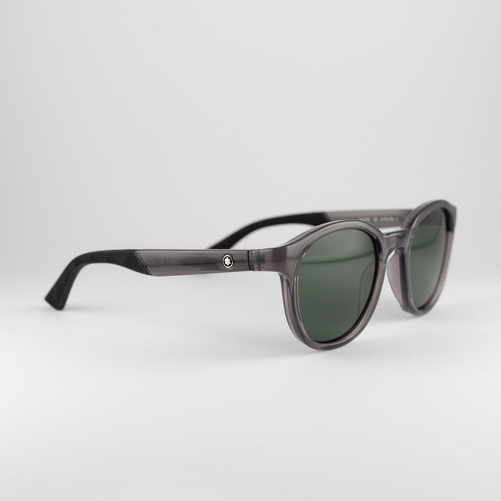 Occhiale da sole Montblanc MB0398S 003 Crystal Grey - Clyra Eyewear