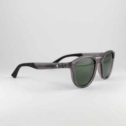 Occhiale da sole Montblanc MB0398S 003 Crystal Grey - Clyra Eyewear