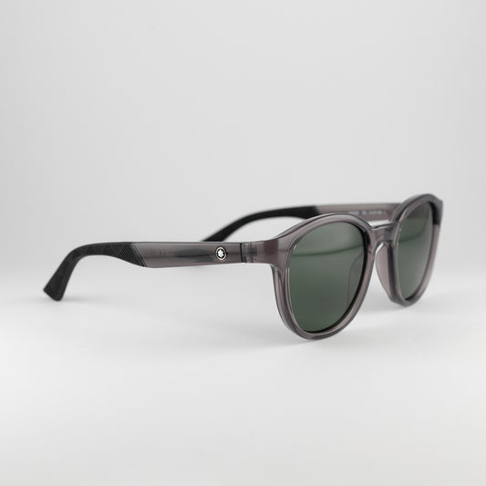 Occhiale da sole Montblanc MB0398S 003 Crystal Grey - Clyra Eyewear